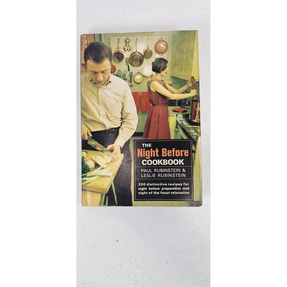 1967 Night Before Cookbook Rubinstein Vintage‎ HC Entertaining Recipes
